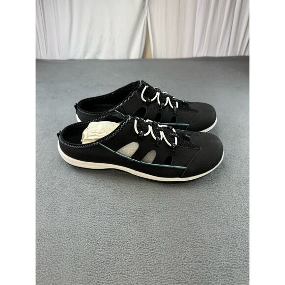 Easy Street Sport  Barbara 30-0171 11W black Leather/Fabric New no box‎ - Picture 1 of 8